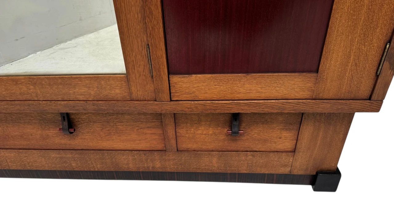 Art Deco Modernist Armoire or Wardrobe by J.J. Zijfers Amsterdam, 1920s